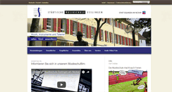 Desktop Screenshot of musikschule.esslingen.de
